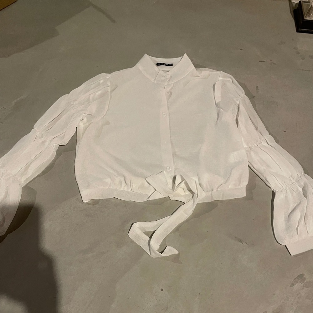 SHEIN white blouse